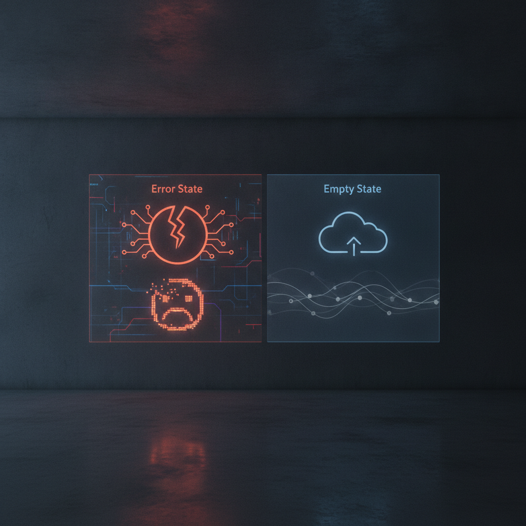 Error States and Empty States: Designing for When Things Go Wrong